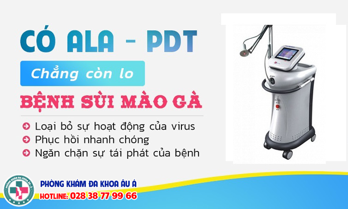 
						ALA PDT Trị Dứt Sùi Mào Gà Tốt Hơn Phương Pháp Đốt Truyền Thống